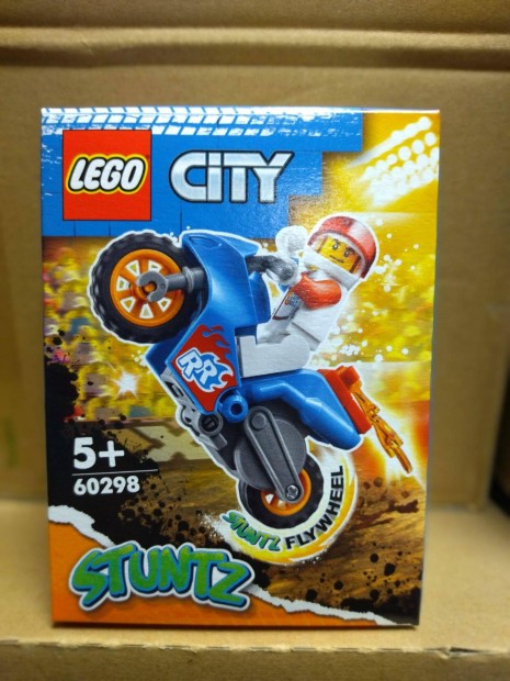 Lego City 60298 Rocket kaszkadr motorkerkpr j, bontatlan