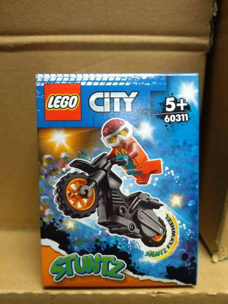 Lego City 60311 Fire kaszkadr motorkerkpr j, bontatlan