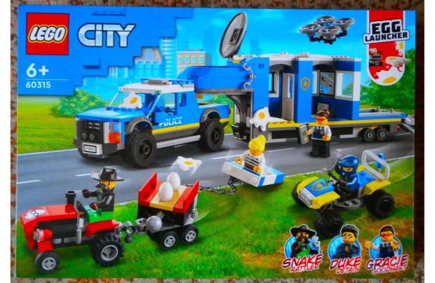 Lego City 60315 Rendrsgi mobil parancsnoki kamion - j, bontatlan