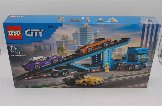 Lego City Autszllt kamion sportautkkal 60408 j