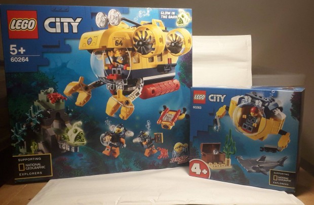 Lego City Deep Sea Explorers 60264 & 60263 2020 j! Bontatlan!