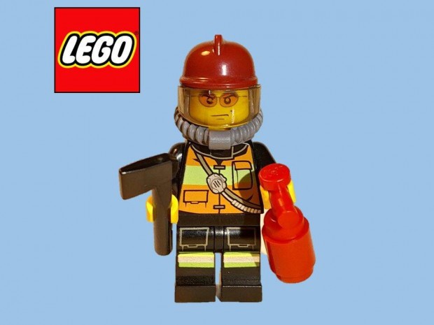 Lego City Fire - Tzolt parancsnok minifigura