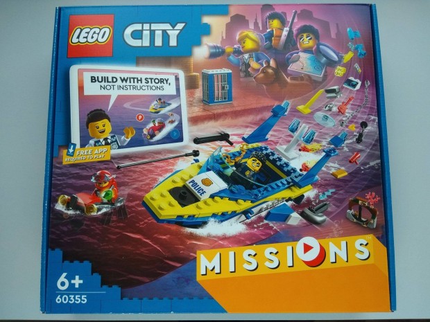 Lego City Missions 60355 Vzirendrsg nyomozi kldets j bontatlan