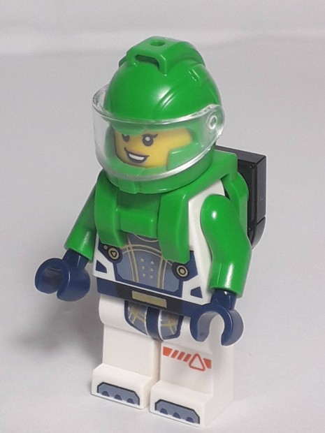 Lego City Space 60433 Astronaut (Female, Bright Green Suit) minifigura