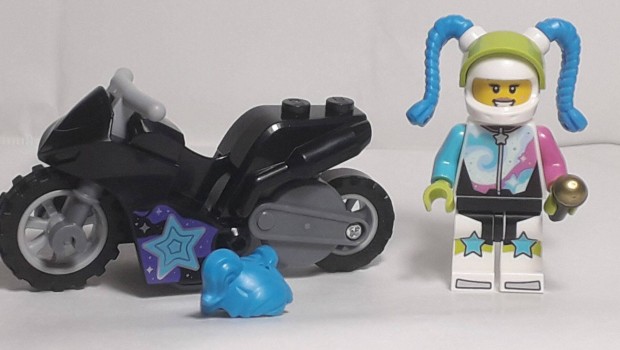 Lego City Stuntz 60341 Lendkerekes Motorbicikli(Black)+ Stuntz Driver