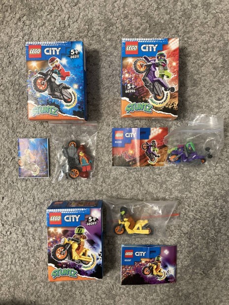 Lego City Stuntz motorok