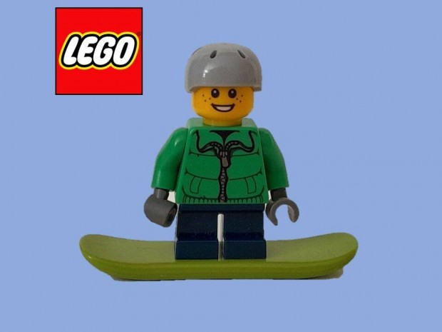 Lego City - Snowboardos kisfi minifigura