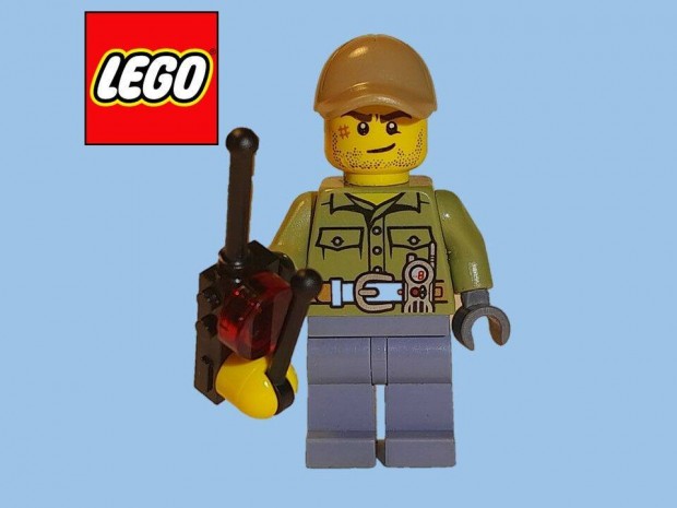 Lego City - Vulknkutat parancsnok minifigura
