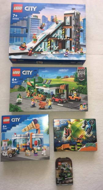 Lego City s Creator szettek eladk 60366-60347-60363-60299-4837