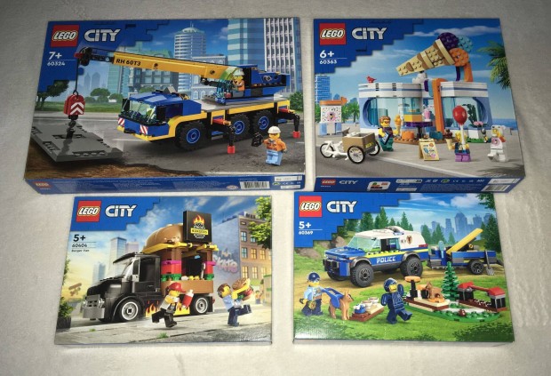 Lego City szettek Eladk - 60324-60363-60369-60404