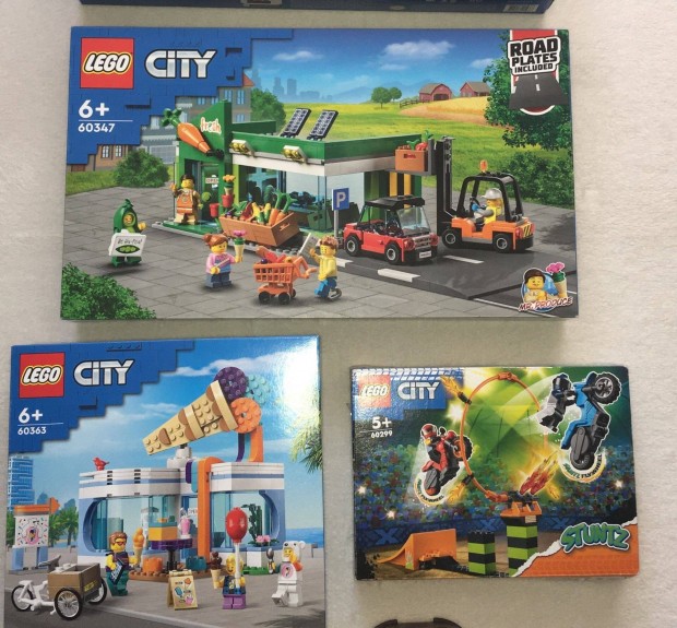 Lego City szettek eladk 60347-60363-60299 Hibtlan szinte j llapot