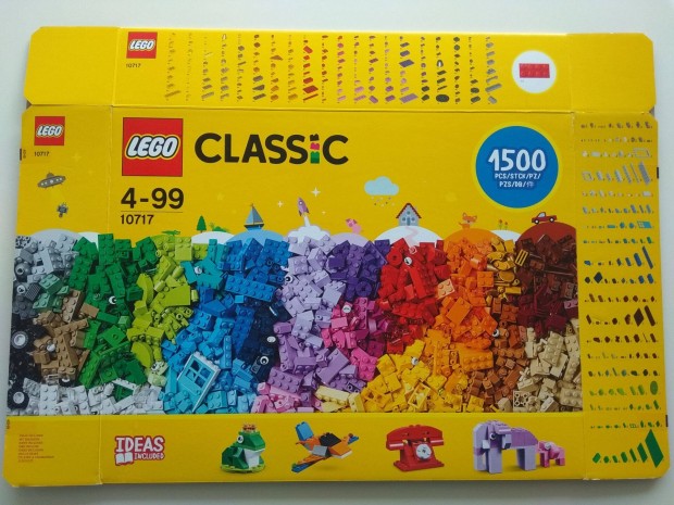 Lego Classic 10717 Kockavalkd doboz