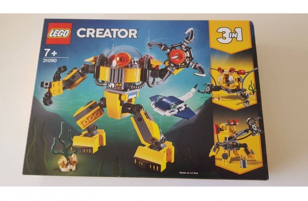 Lego Creator 31090 víz alatti robot - hiánytalan, újszerű