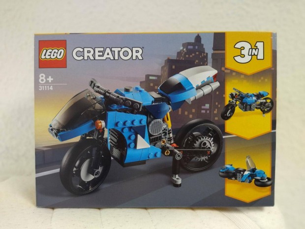 Lego Creator 31114 Szupermotor j, bontatlan