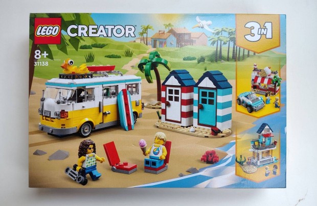 Lego Creator 31138 - Tengerparti lakóautó - új, bontatlan