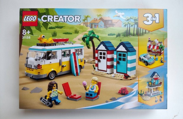 Lego Creator 31138 - Tengerparti lakóautó - új, bontatlan