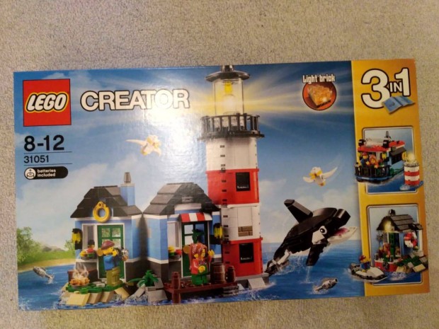 Lego Creator 3 in 1 Vilgttorony Lighthouse Kifutott bontatlan