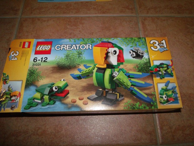 Lego Creator 3in1 31031 serdei llatok jszer papagj kamleon hal