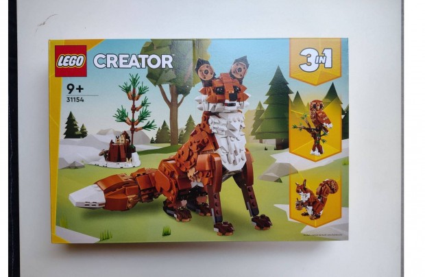 Lego Creator 3in1 31154 - Erdei állatok: vörös róka - új, bontatlan
