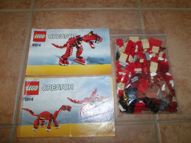 Lego Creator 3in1 6914 skori vadszok dinoszaurusz T-Rex dn
