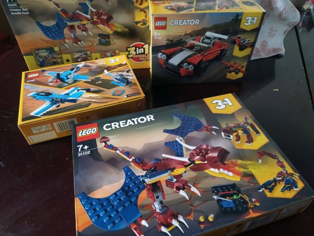 Lego Creator 66683 - csomag 3 az 1-ben - 31099 / 31100 /31102