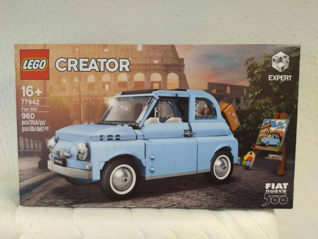 Lego Creator Expert 77942 Fiat 500 Baby Blue (limitlt) j, bontatlan