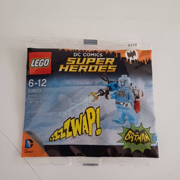 Lego DC figura Batman Mr. Freeze Fagy minifigura 30603