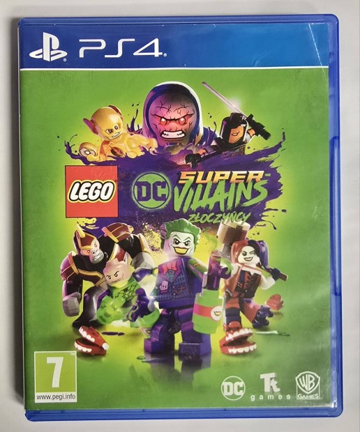 Lego Dc Super Villains Ps4 hasznlt jtk Playstation 4 Ps5 