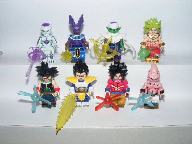 Lego Dragon Ball Z figurk Vegeta Burdock Piccolo Broli Majin Songoku