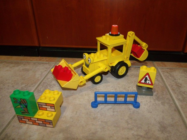 Lego Duplo 3272 Mrkus az ton Bob mester Scoop traktor munkagp