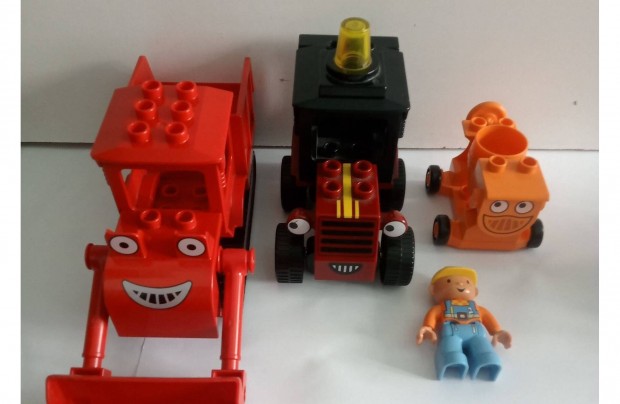 Lego Duplo Bob mester + Muki + Sumsy targonca + Trixi betonkever