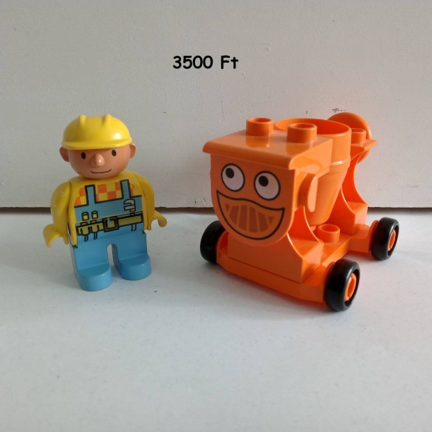Lego Duplo Bob mester + Trixi a betonkever