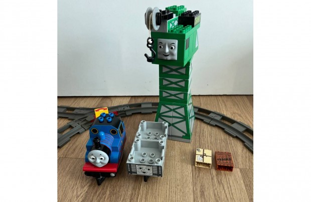 Lego Duplo Thomas + Vsott vagon + Cranky daru