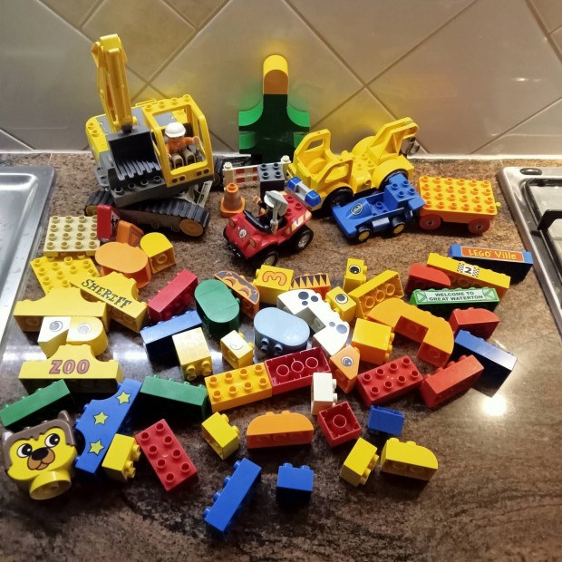 Lego Duplo csomag markol, aut,kocka 