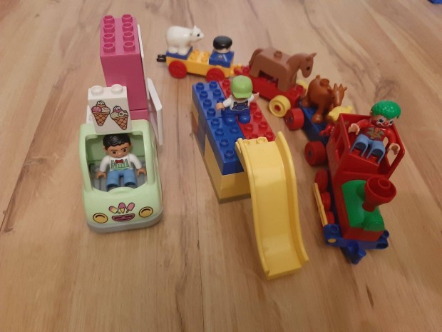 Lego Duplo fagyis, vonat bohccal s llatokkal