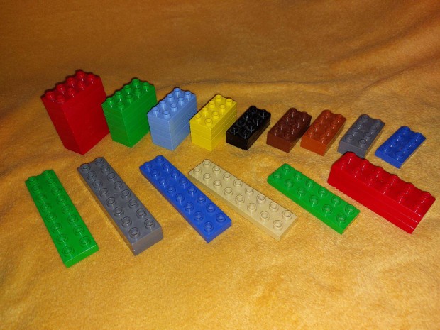 Lego Duplo lapok 2x8, 2x6, 2x4 - 41db