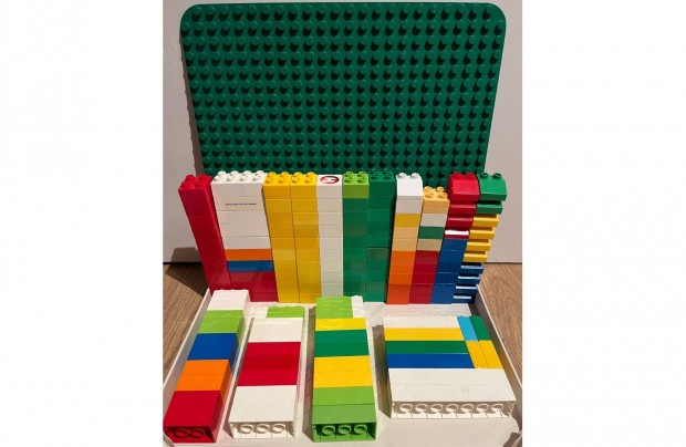 Lego Duplo nagy zld alaplap + 150 db kompatibilis kocka