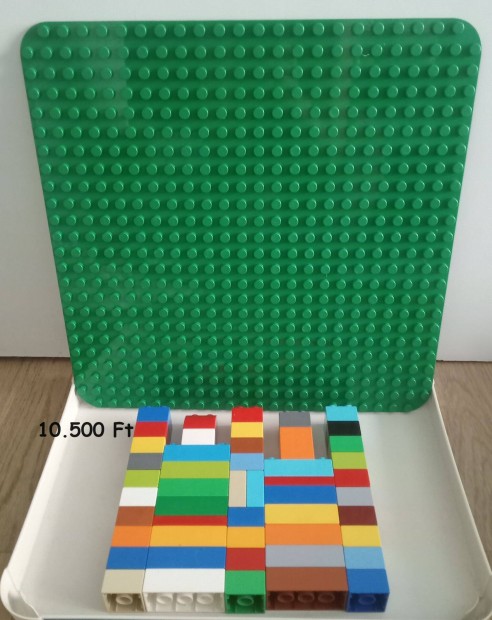 Lego Duplo nagy zld alaplap + kockacsomag