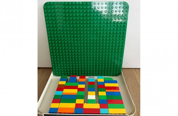 Lego Duplo nagy zöld alaplap + kocskacsomag