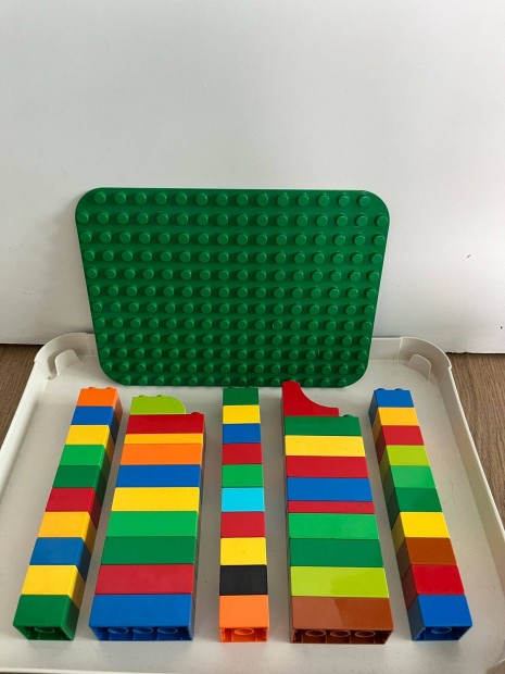 Lego Duplo zld alaplap + kockacsomag