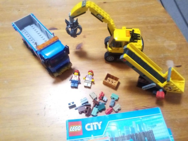 Lego Excavator and Truck 60075