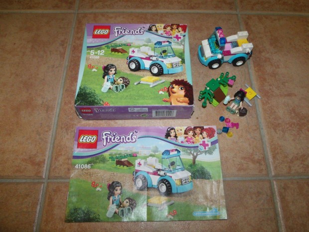 Lego Friends 41086 llatment aut Emma komplett + doboz lers