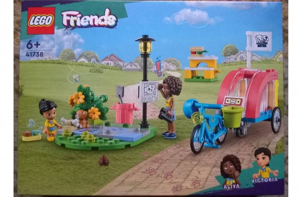 Lego Friends 41738 Kutyament bicikli - j, bontatlan