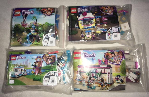 Lego Friends szettek 41344-41445-41423-41366 Andrea butikja stb