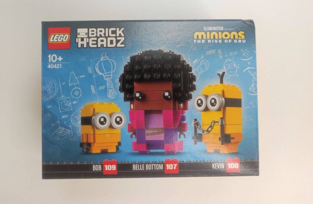 Lego Gru 3 / Minions 40421 - Bob, Belle Bottom, Kevin - j, bontatlan