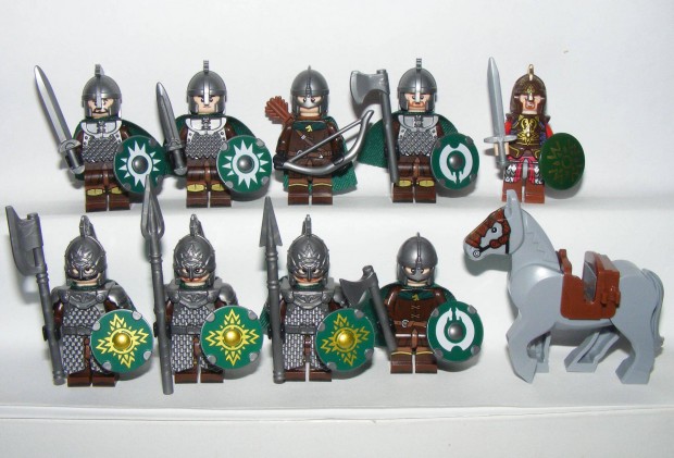 Lego Gyrk Ura Hobbit Rohin katonk 10 Rohani katona l + Theoden j