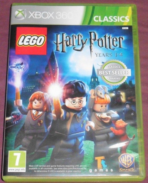 Lego Harry Potter 1. (1-4 v a roxfortban) Gyri Xbox 360 Jtk