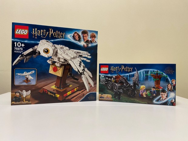 Lego Harry Potter Hedwig (75979), Roxfort hintó és thesztrálok (76400)