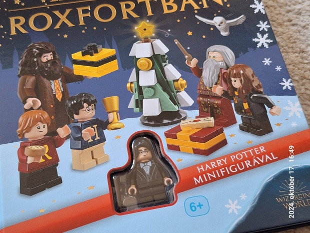 Lego Harry Potter book Karcsony a Roxfortban knyv HP minifigura