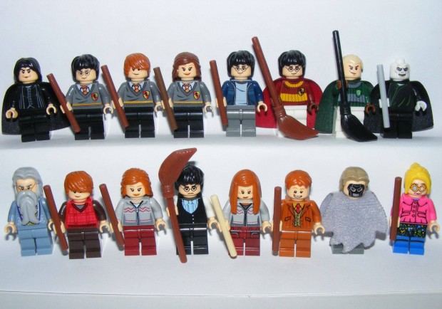 Lego Harry Potter figurk Harry Hermione Ron Voldemort figura16db